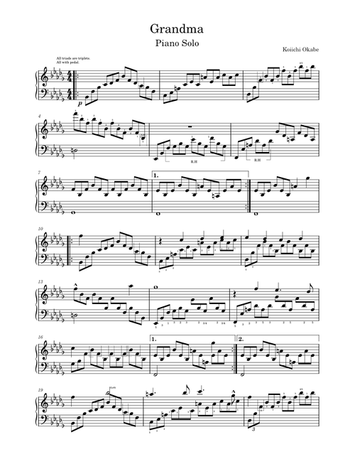 Grandma Piano Solo – Nier