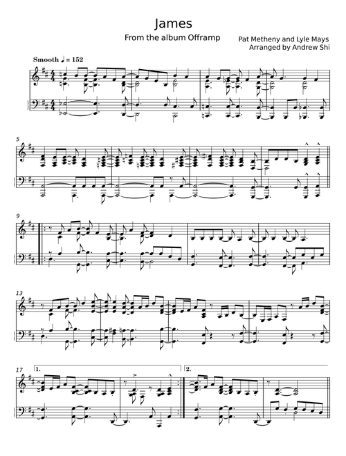 James - Pat Metheny