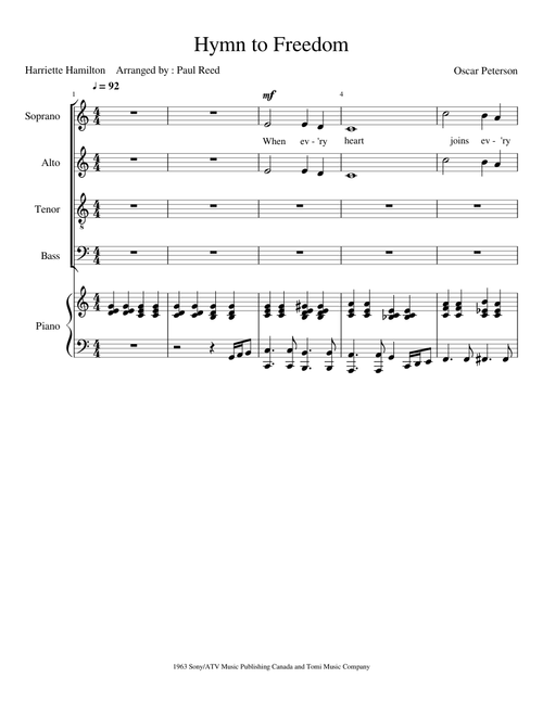 Hymn to Freedom