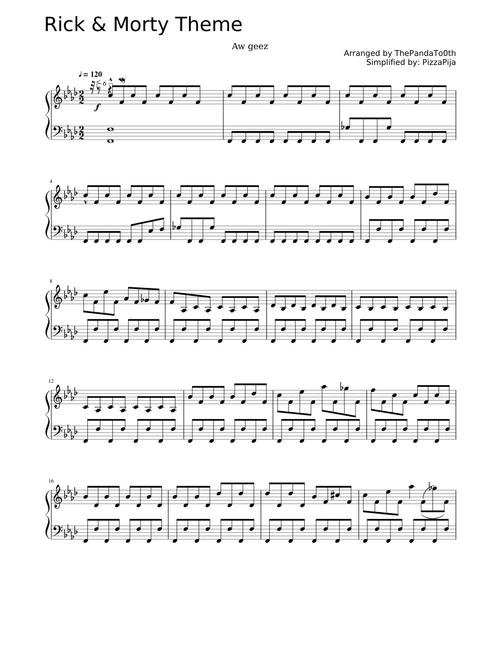 Rick and Morty Theme