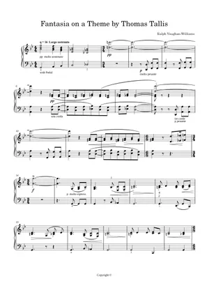 Fantasia on a Theme by Thomas Tallis Sheet music for Contrabass, Violin, Viola, Cello (String Ensemble) | Musescore.com Fantasia on a Theme by Thomas Tallis Sheet music for Contrabass, Violin, Viola, Cello (String Ensemble) | Musescore.com