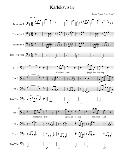 Kärleksvisan F major