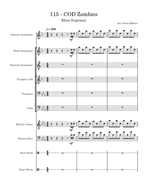115 – Kevin Sherwood , COD Zombies song (unfinished)