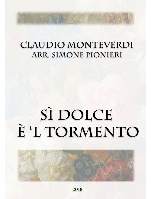 Sì dolce è 'l tormento (Arr. Simone Pionieri) - Claudio Monteverdi (Piano Solo)