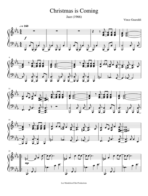 🎄Christmas is Coming🎄by Vince Guaraldi