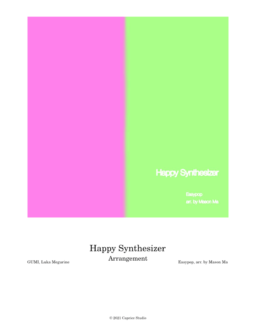 Happy Synthesizer ハッピーシンセサイザ - Easypop [Original