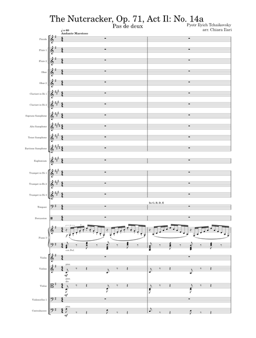 Nutcracker act II, No.14 (Pas de Deux) – Pyotr Ilyich Tchaikovsky by Chiara Ilari