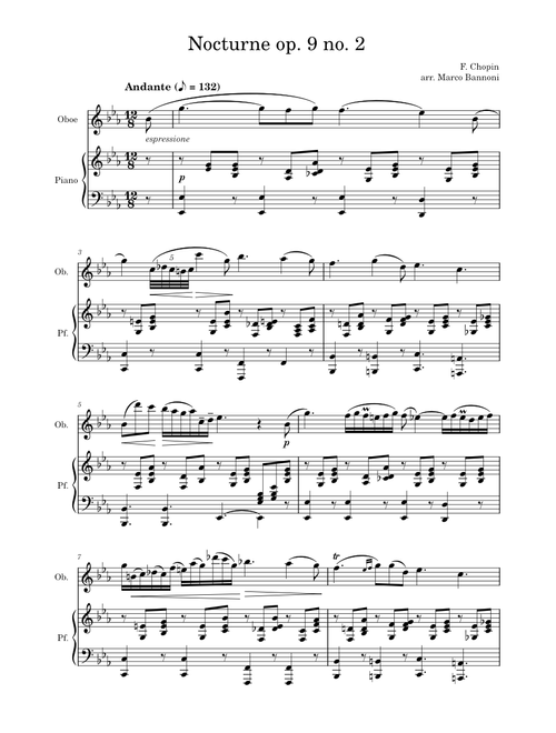 Nocturne In Eb Major, Op. 9, No. 2 – Frédéric Chopin Nocturne op. 9 no. 2