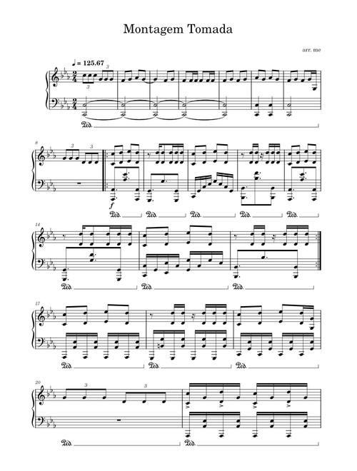 MONTAGEM TOMADA – MXZI EXTREME PIANO