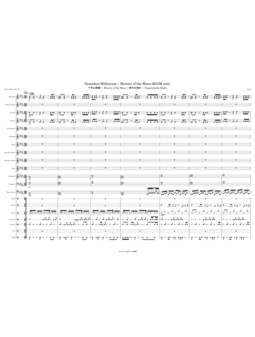 Gensokyo Millenium ~ History of the Moon - Touhou 8
