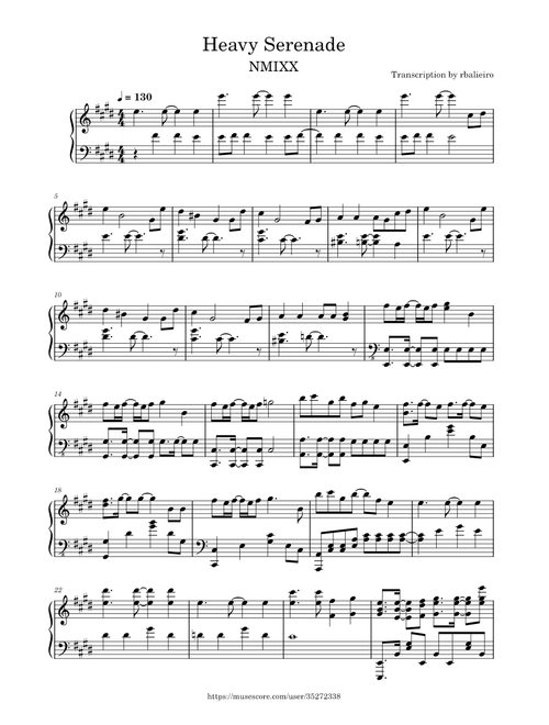 hutaoremi88 | Free sheet music | Download PDF or print on