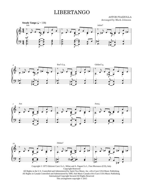 Libertango - Astor Piazzolla (Piano Solo)