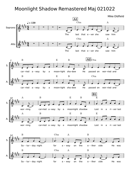 Moonlight Shadow - Mike Oldfield