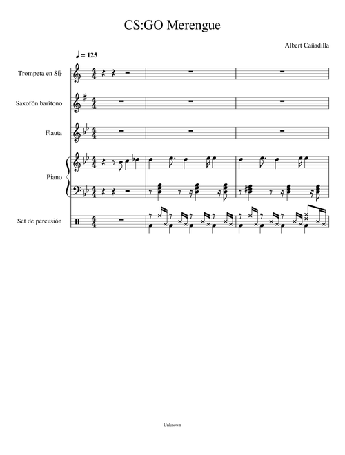 CS:GO Inferno Second Mid Piano song (Merengue)