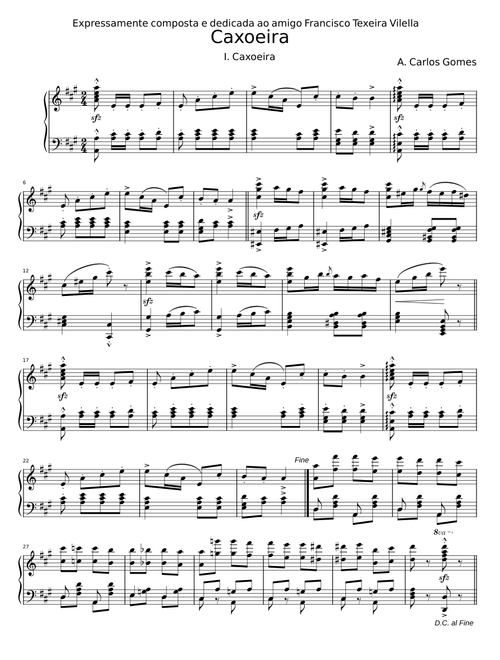 Caxoeira - Carlos Gomes