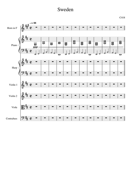 Sweden (original score)