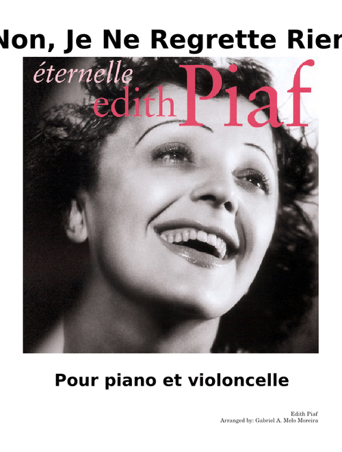 Non, Je Ne Regrette Rien