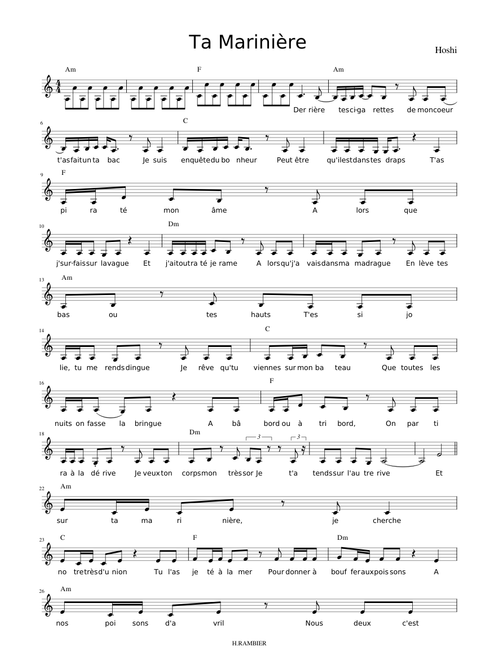 Ta marinière – Hoshi Ta marinière Hoshi