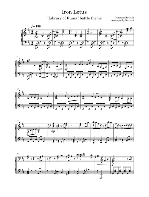 Mili - Iron Lotus / "Library of Ruina" battle theme