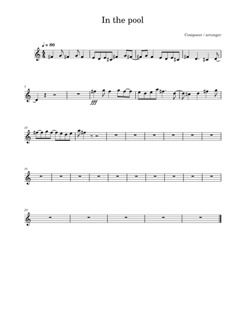 In the pool version by davtyp MELODY ONLY WIP