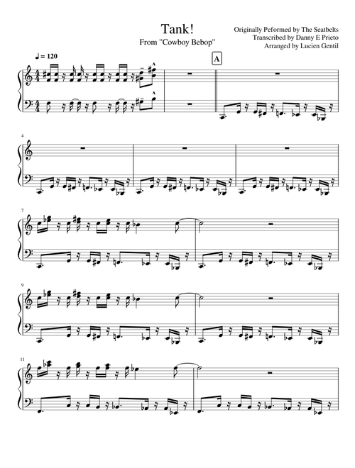 Tank! for Piano