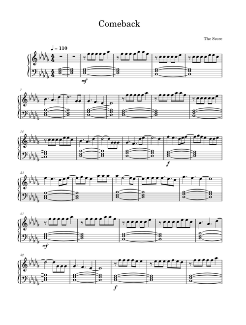 Comeback – The Score