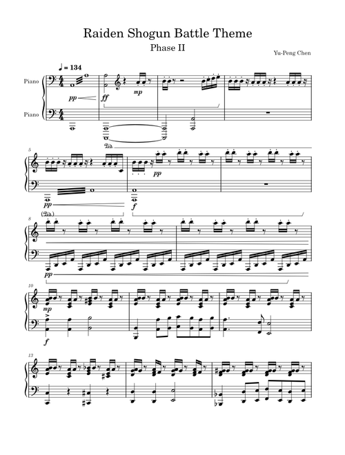 Raiden Shogun Battle Theme — Phase II (Genshin Impact)