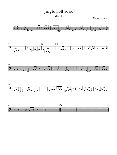 jingle bell rock medlody – noahwjones200