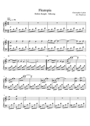 Play Official version of Fleatopia Sheet Music by Christopher Larkin ...