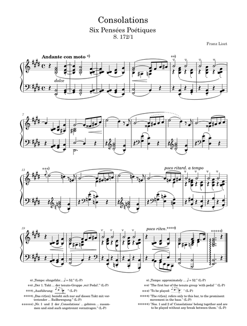 Consolation No. 1