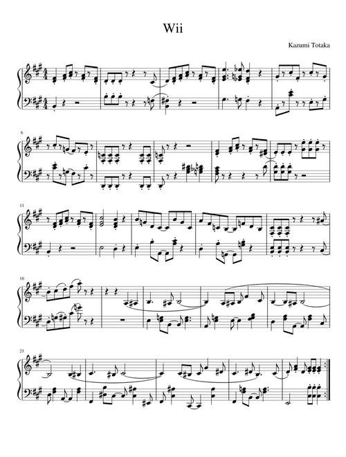Wii Theme