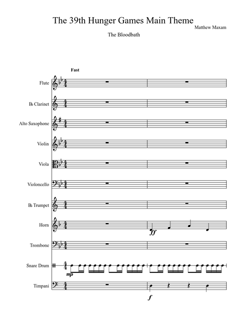 The 39th Hunger Games Main Theme