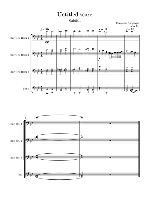 Carolina Crown Warm Up Sequence for Low Brass
