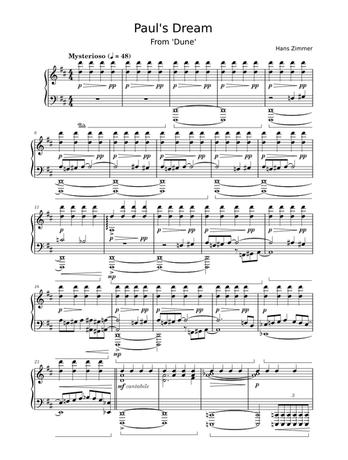 Paul's Dream – Hans Zimmer