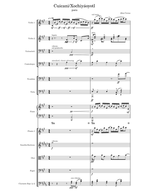 Cuicani/Xochiyáoyotl - Alex Cerna