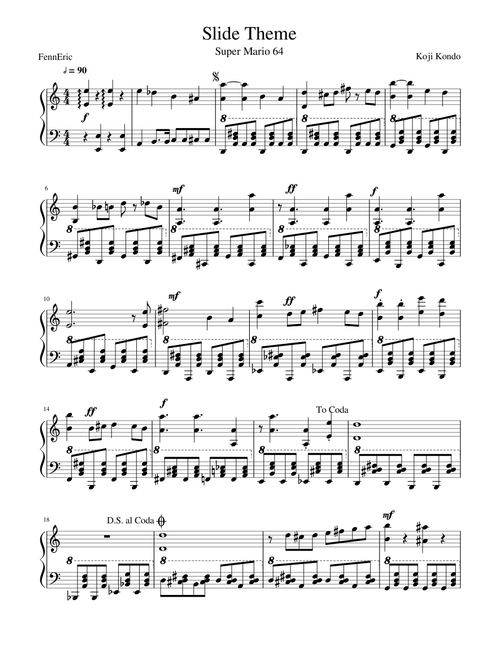 Super Mario 64: Slide Theme
