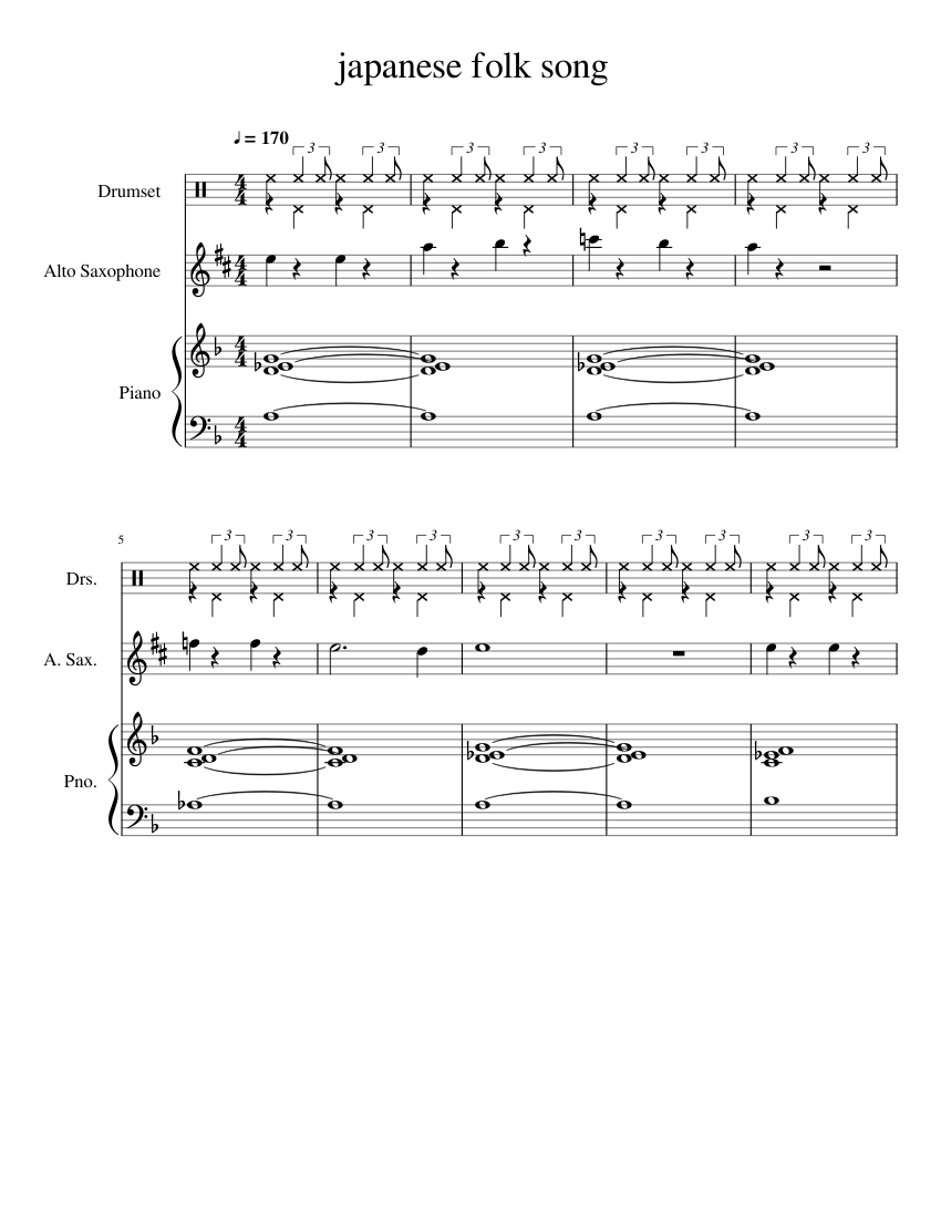 楽譜 支那のルムバ CHINESE RUMBA HIT JAZZ PIECE No.166 高田三