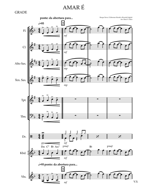 Amar é (Arr. Darci V. Silva) - Roupa Nova (Chamber Orchestra)