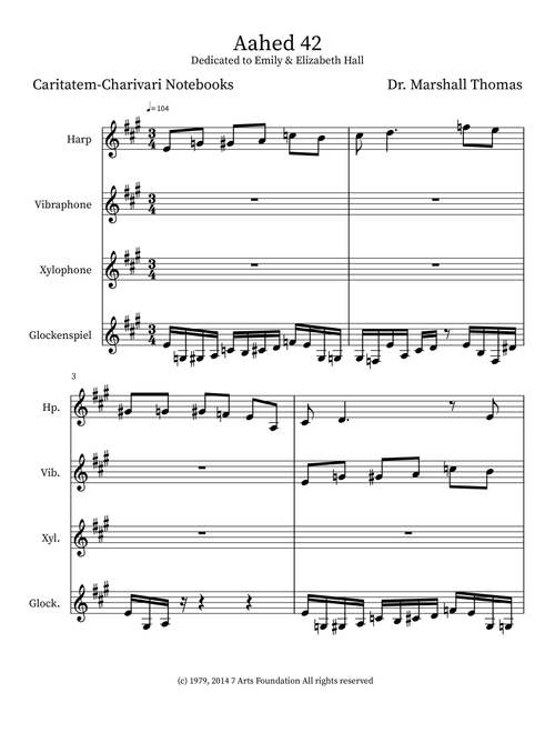 Aahed 42 - Celebrity Chamber Players (Small Ensemble)