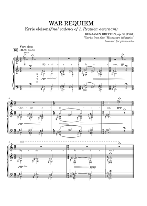 戦争レクイエム 楽譜 WAR REQUIEM 戦争レクイエム 楽譜 WAR REQUIEM Benjamin Britten - War
