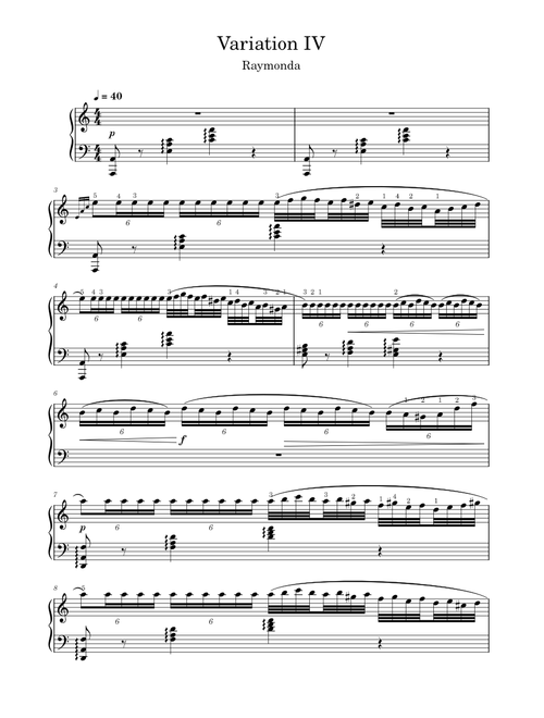 Raymonda, Op.57 – Aleksandr Glazunov