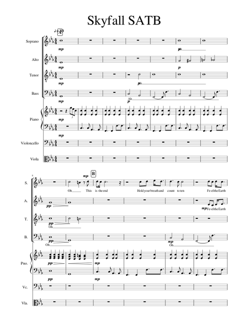 Skyfall SATB