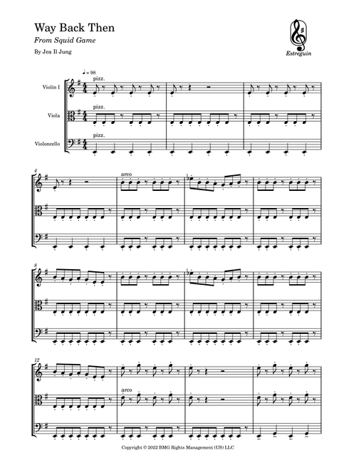 Way Back Then (Arr. Estreguin) - Jaeil Jung (String Ensemble)