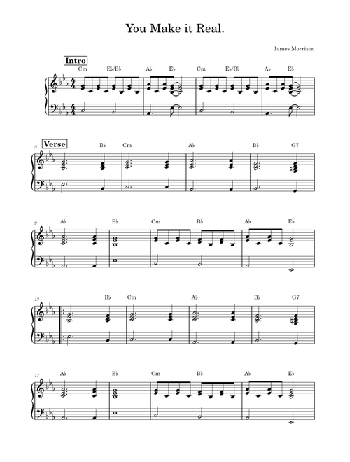 You make it real – James Morrison