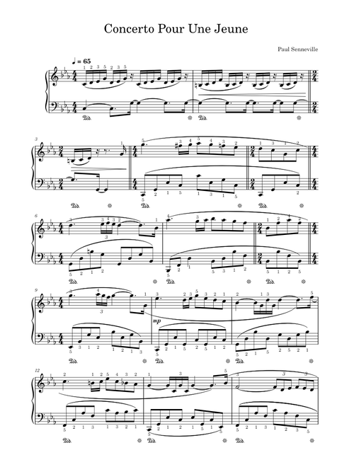 Concerto Pour Une Jeune – Paul Senneville