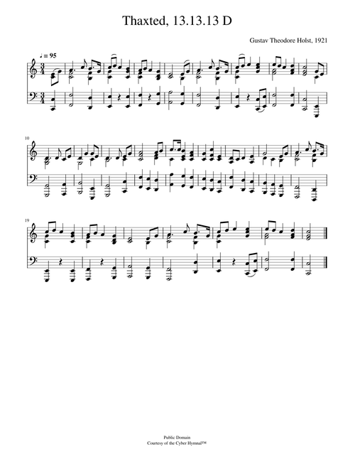 I vow to thee, my country - Gustav T. Holst