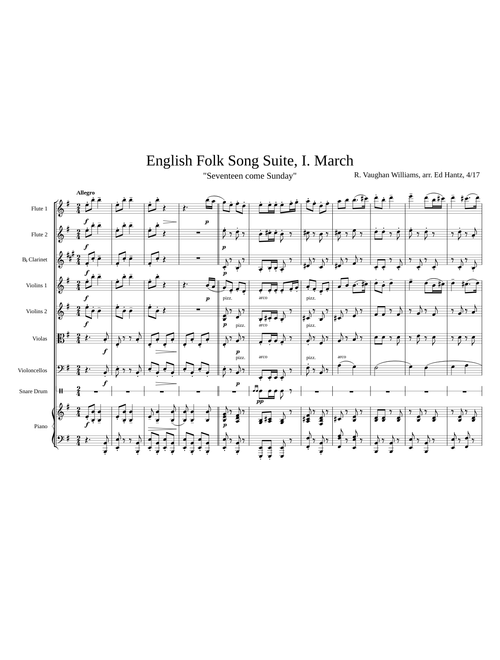 English Folk Song Suite – Ralph Vaughan Williams