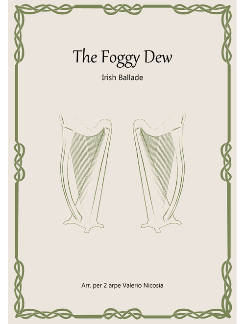 The Foggy Dew - Irish Ballade - Arrangement for 2 harps Valerio Nicosia - Traditional (Instrumental Duet)