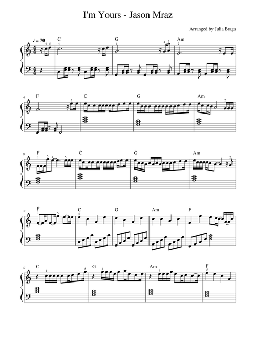 I'm Yours - Jason Mraz