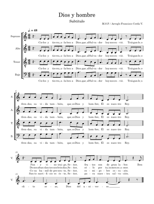 Dios y hombre – Misioneros Servidores De La Palabra